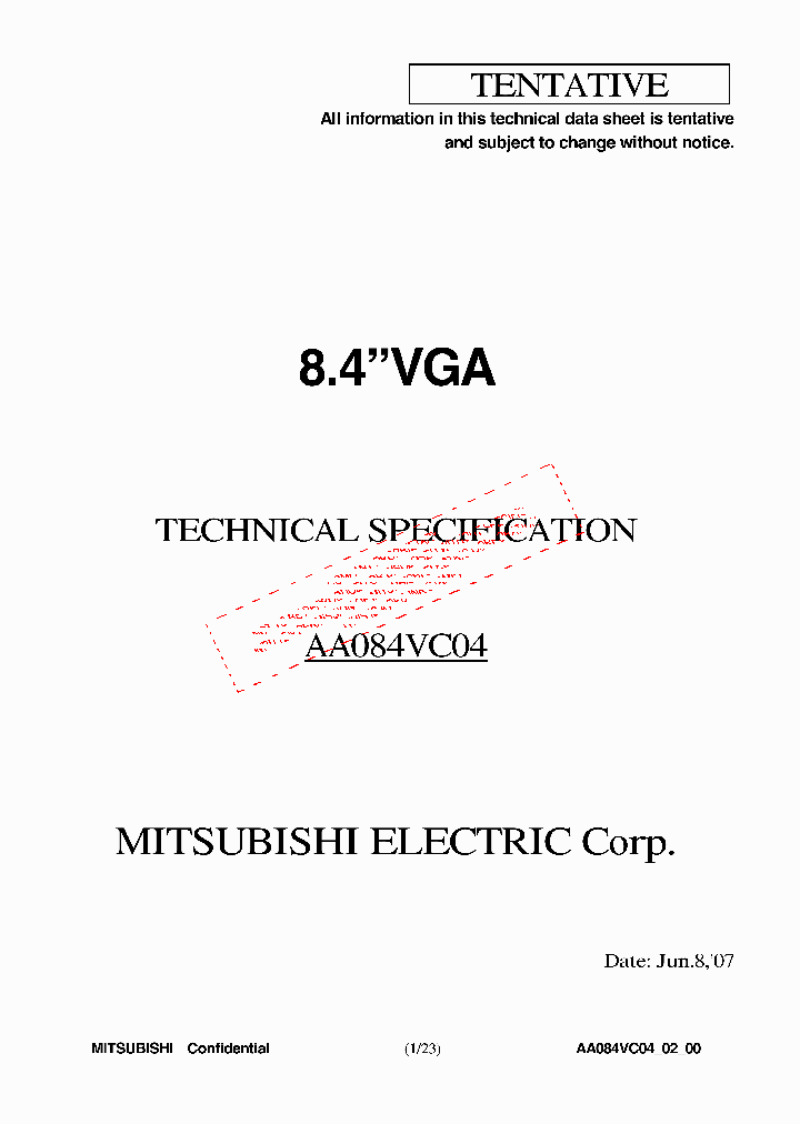 AA084VC04_7798735.PDF Datasheet