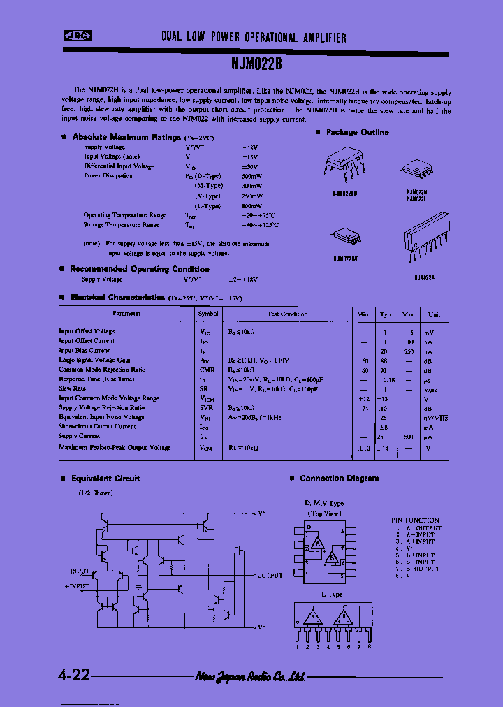 NJM022BE-T2_7986263.PDF Datasheet