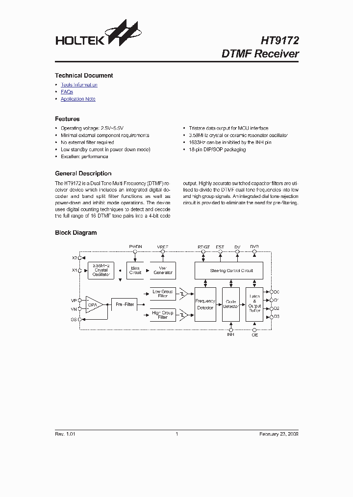HT9172_7986644.PDF Datasheet