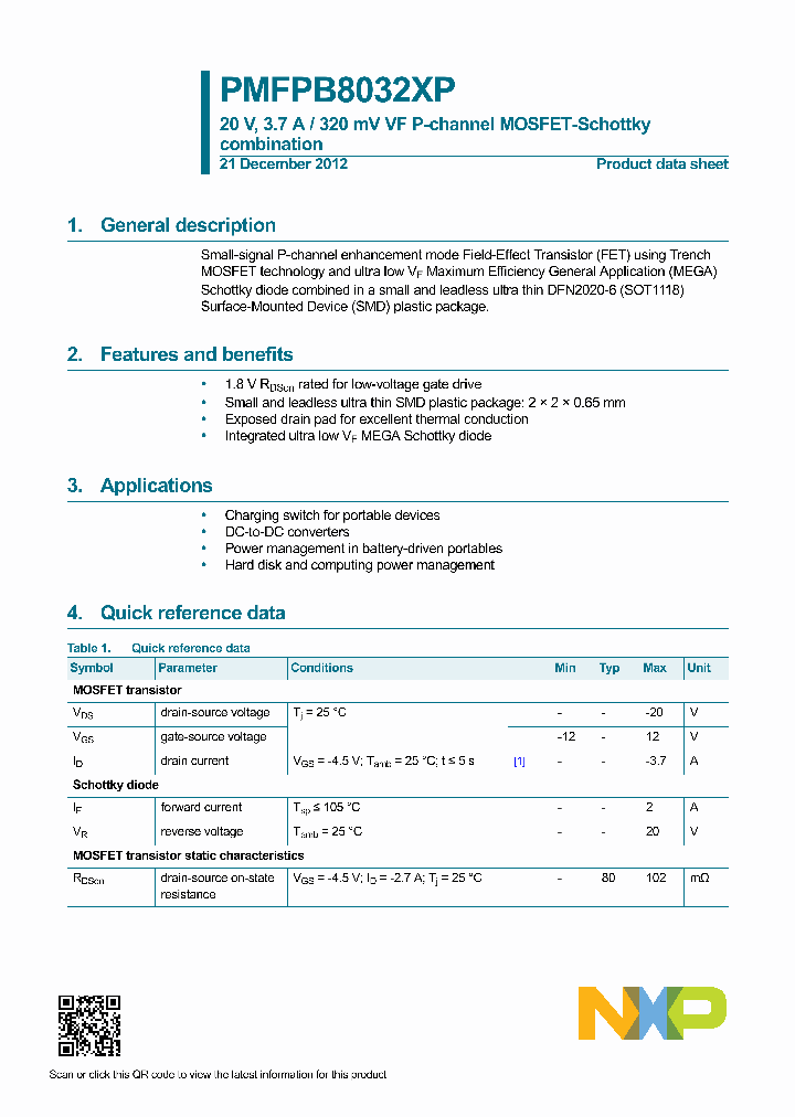 PMFPB8032XP_7802463.PDF Datasheet
