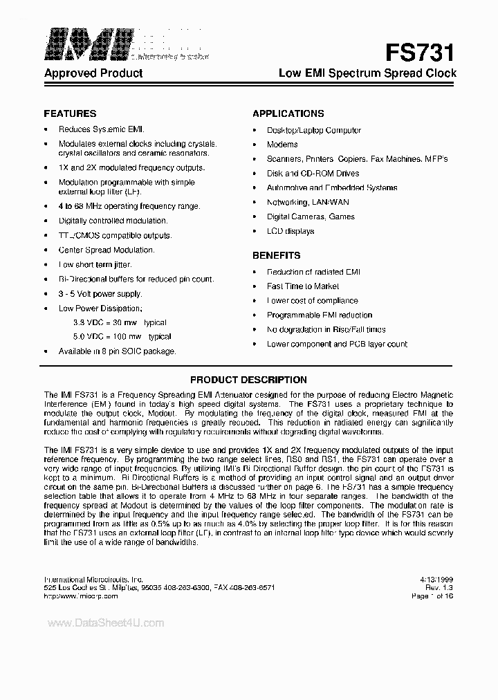 IMIFS731_7799057.PDF Datasheet