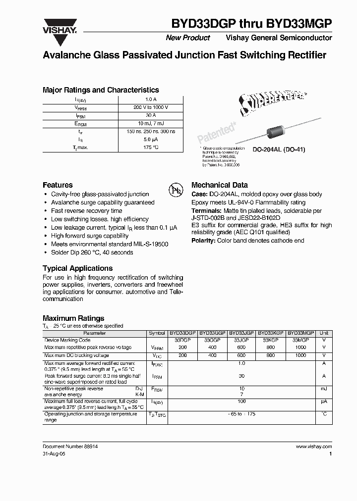 BYD33DGP-HE3_7992011.PDF Datasheet