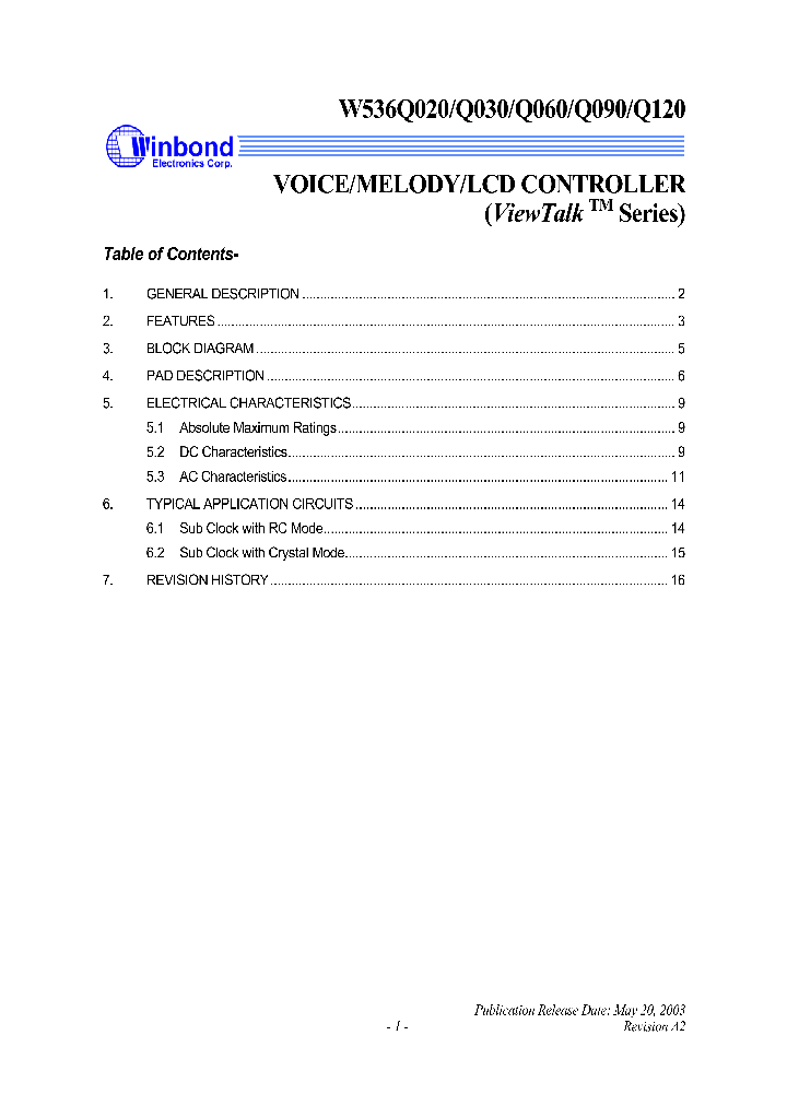 W536Q030_7996700.PDF Datasheet