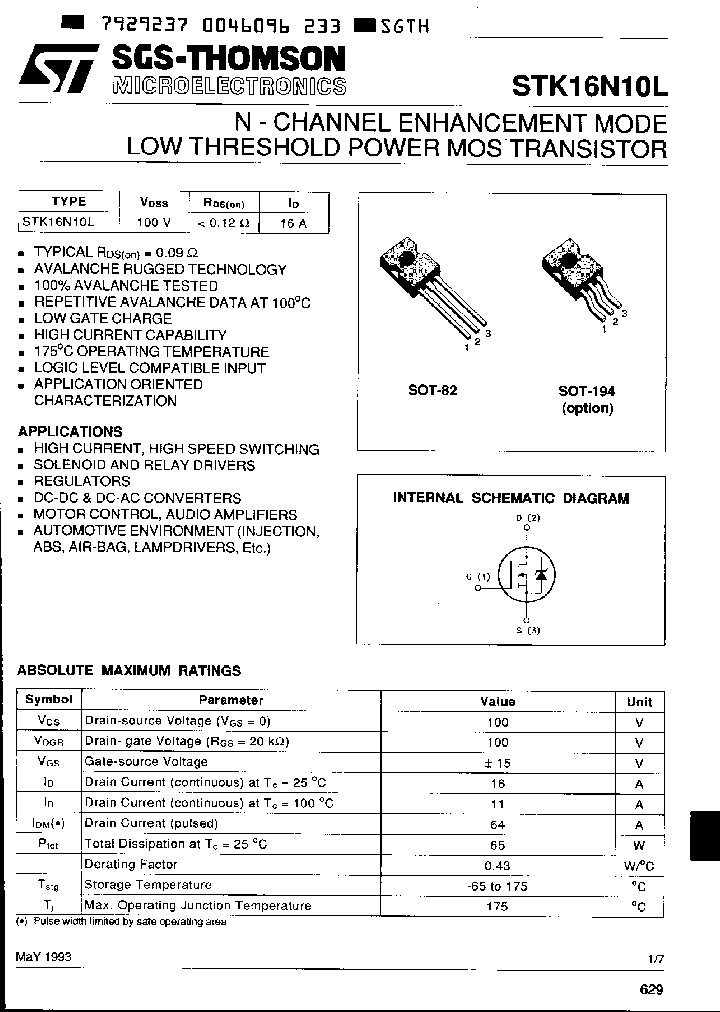 STK16N10L_7997516.PDF Datasheet