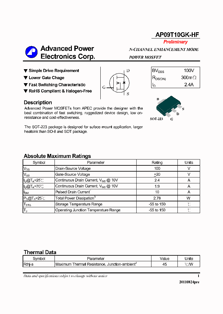 AP09T10GK-HF_7999697.PDF Datasheet