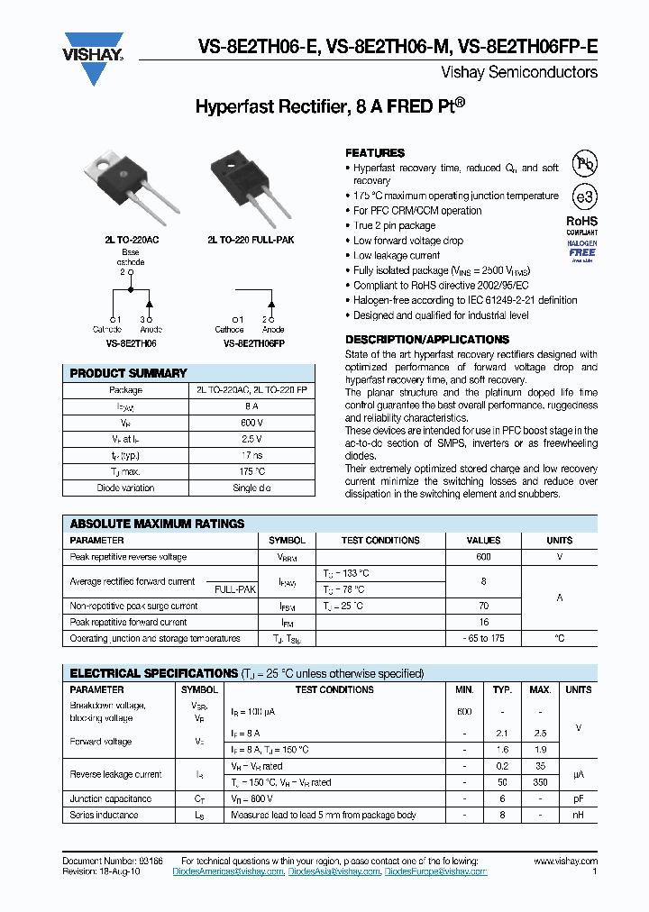 VS-8E2TH06-E_8000142.PDF Datasheet