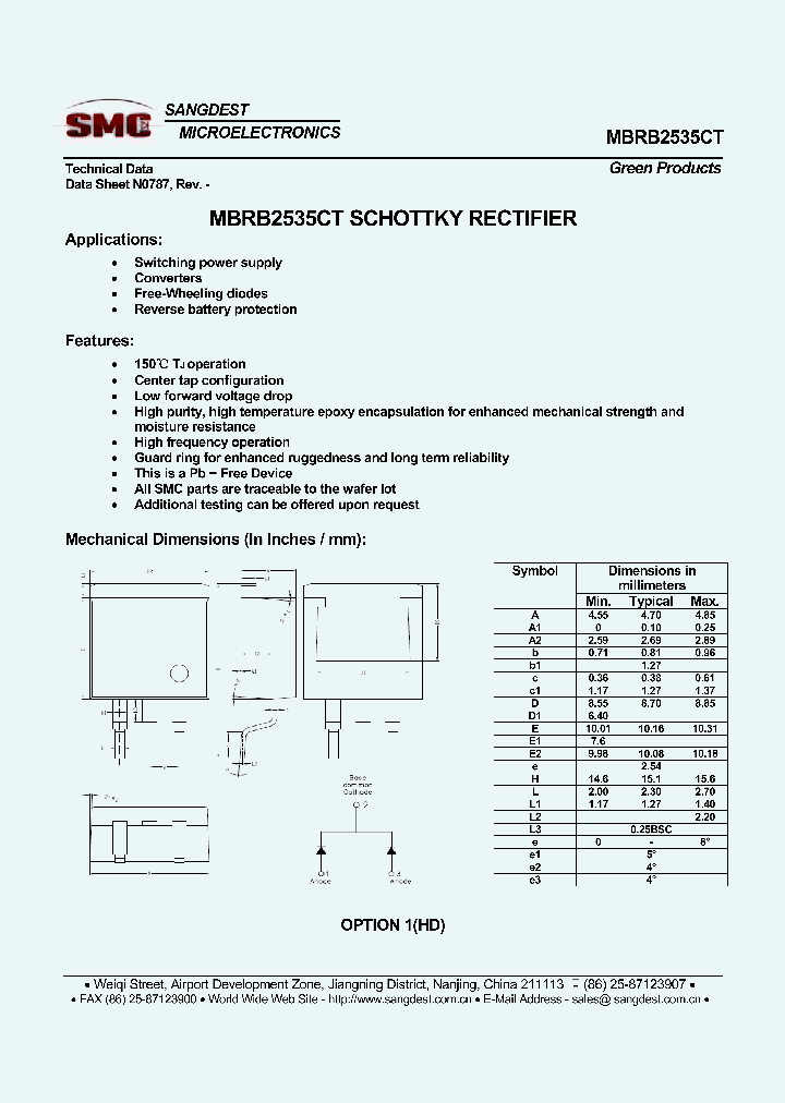 MBRB2535CT_7999408.PDF Datasheet