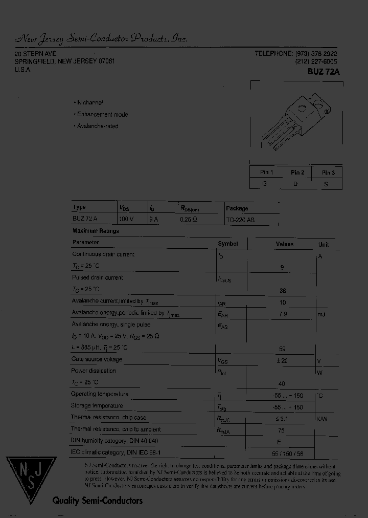 BUZ72A_8000803.PDF Datasheet