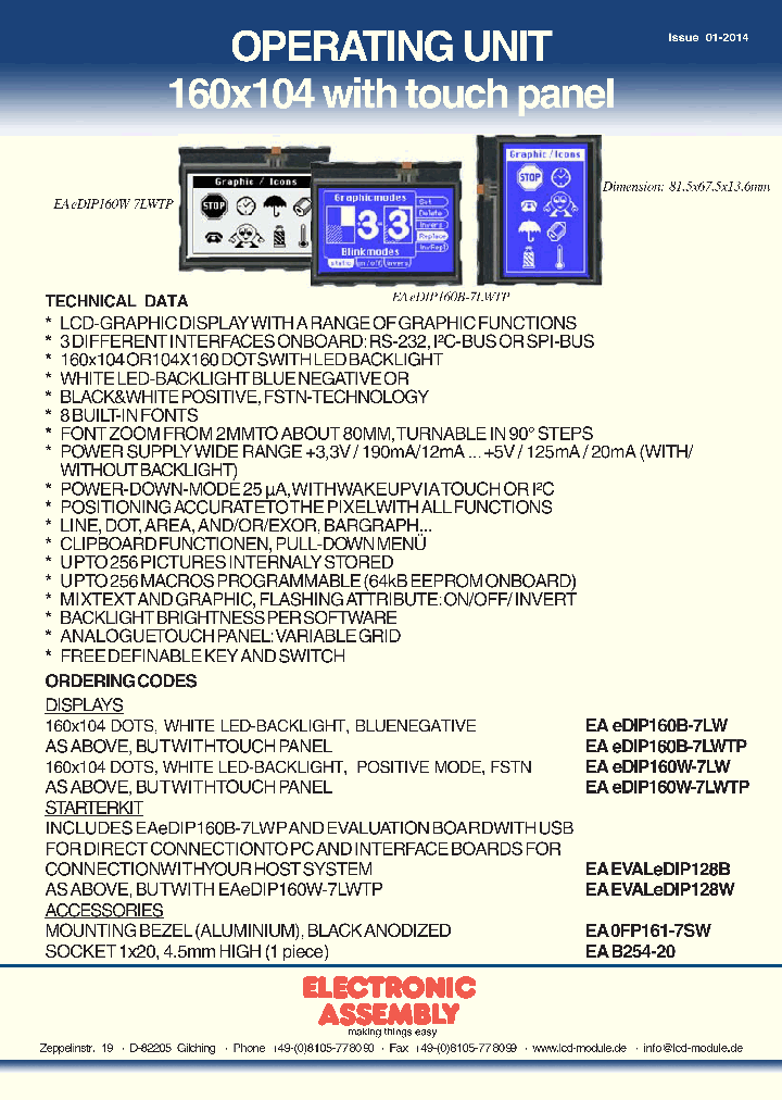 EAEDIP160W-7LWTP_7998455.PDF Datasheet