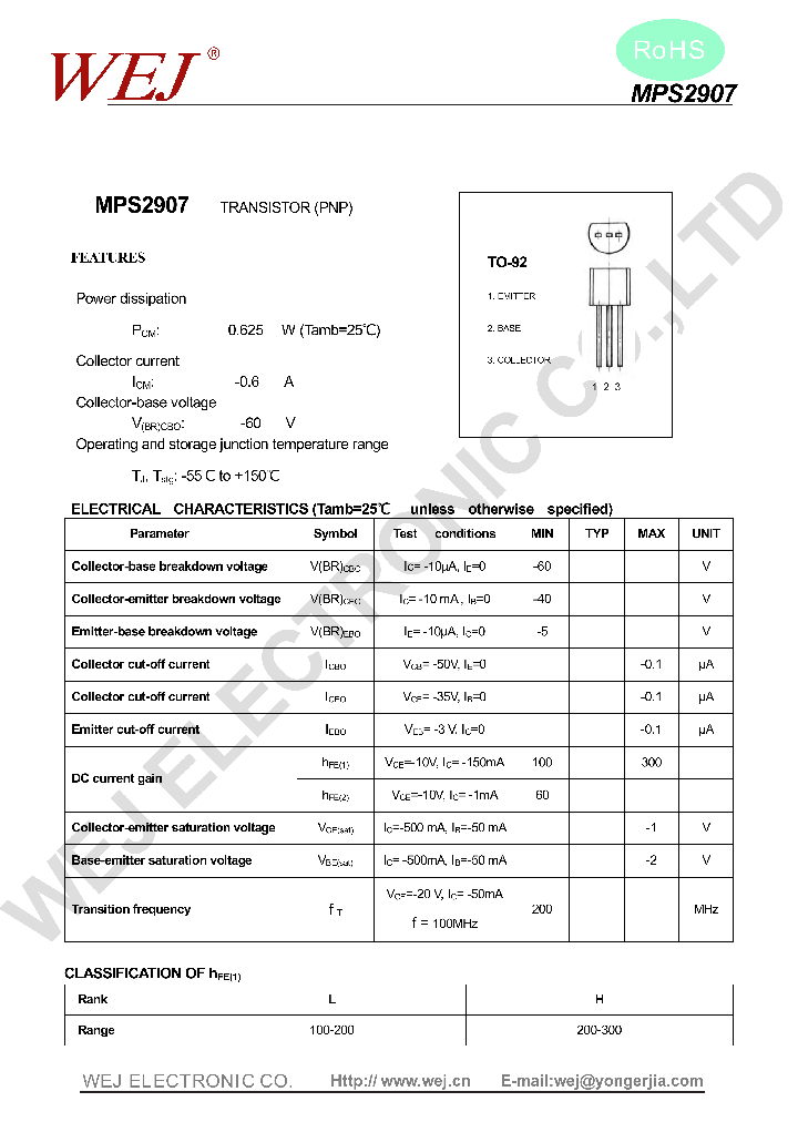 MPS2907_8002013.PDF Datasheet