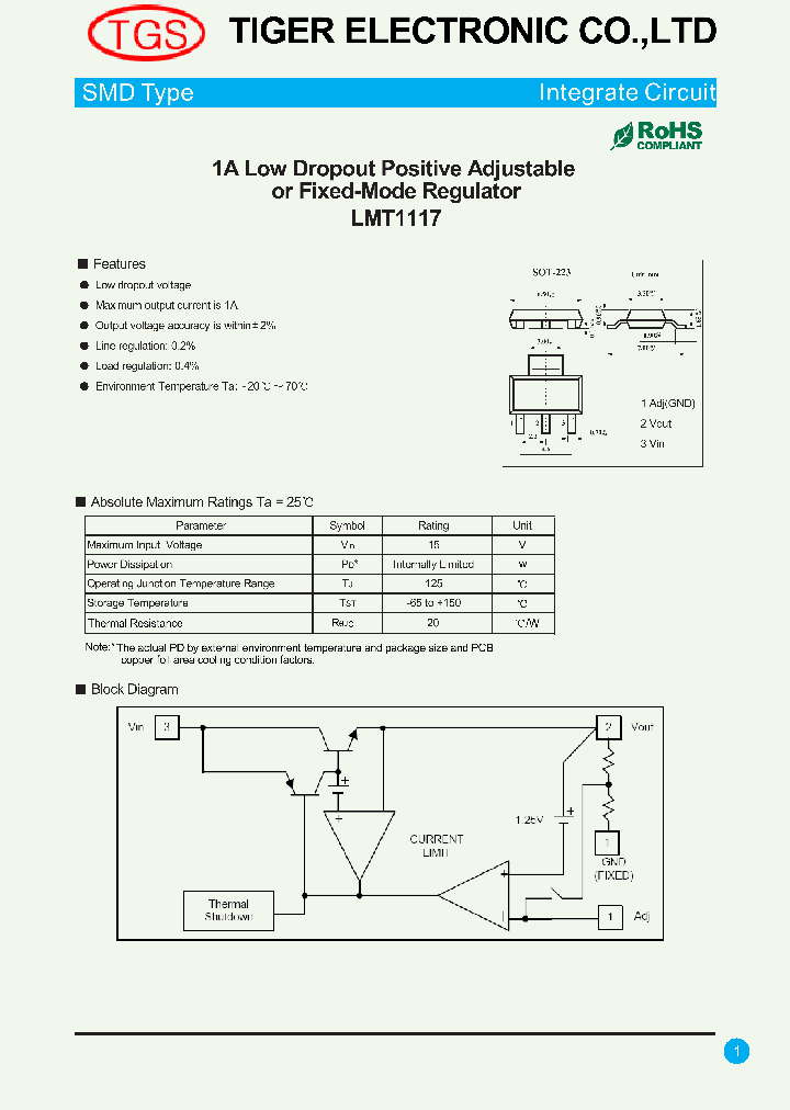 LMT1117_8002263.PDF Datasheet