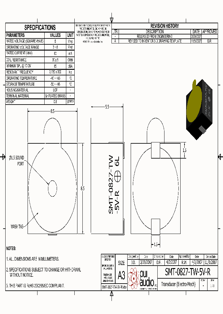 SMT-0827-TW-5V-R_8002769.PDF Datasheet