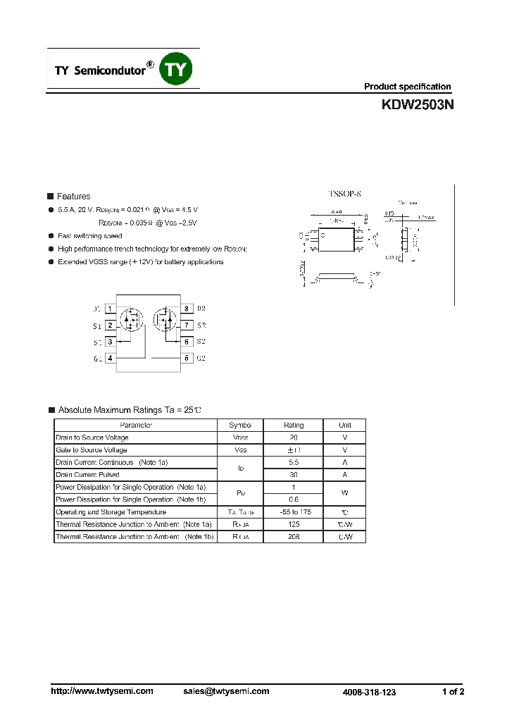 KDW2503N_8002619.PDF Datasheet