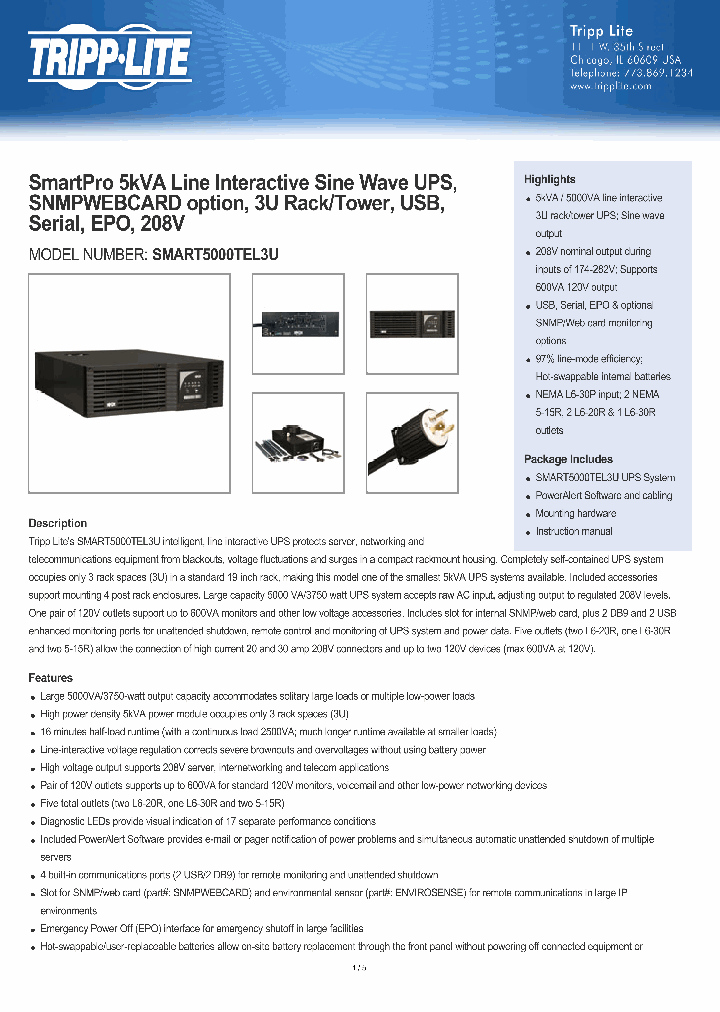SMART5000TEL3U_8002567.PDF Datasheet