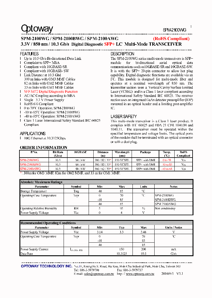 SPM-2100WG-2015_8000809.PDF Datasheet