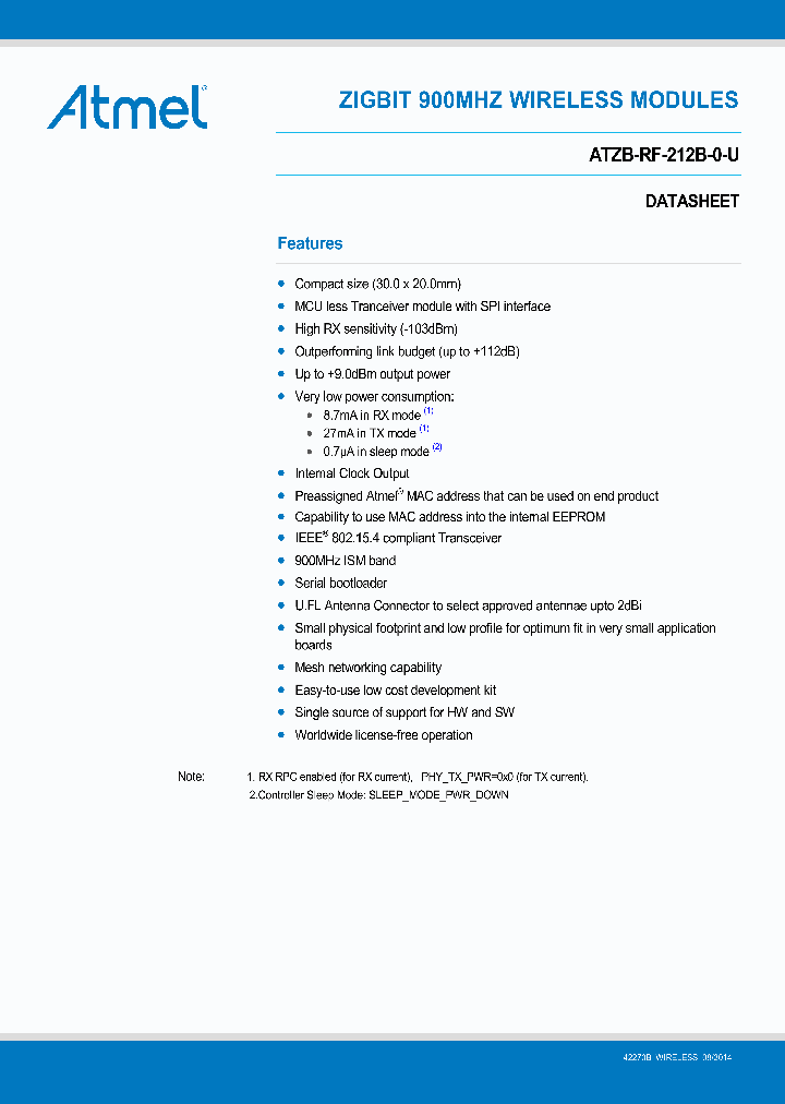 ATZB-RF-212B-0-U-14_8001498.PDF Datasheet