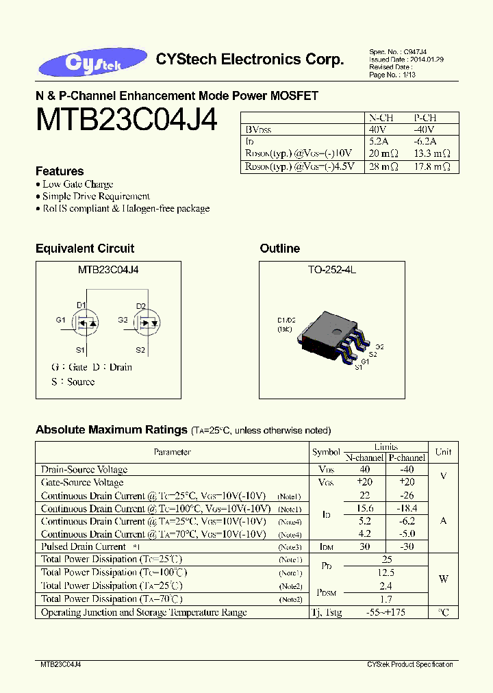 MTB23C04J4_8003473.PDF Datasheet