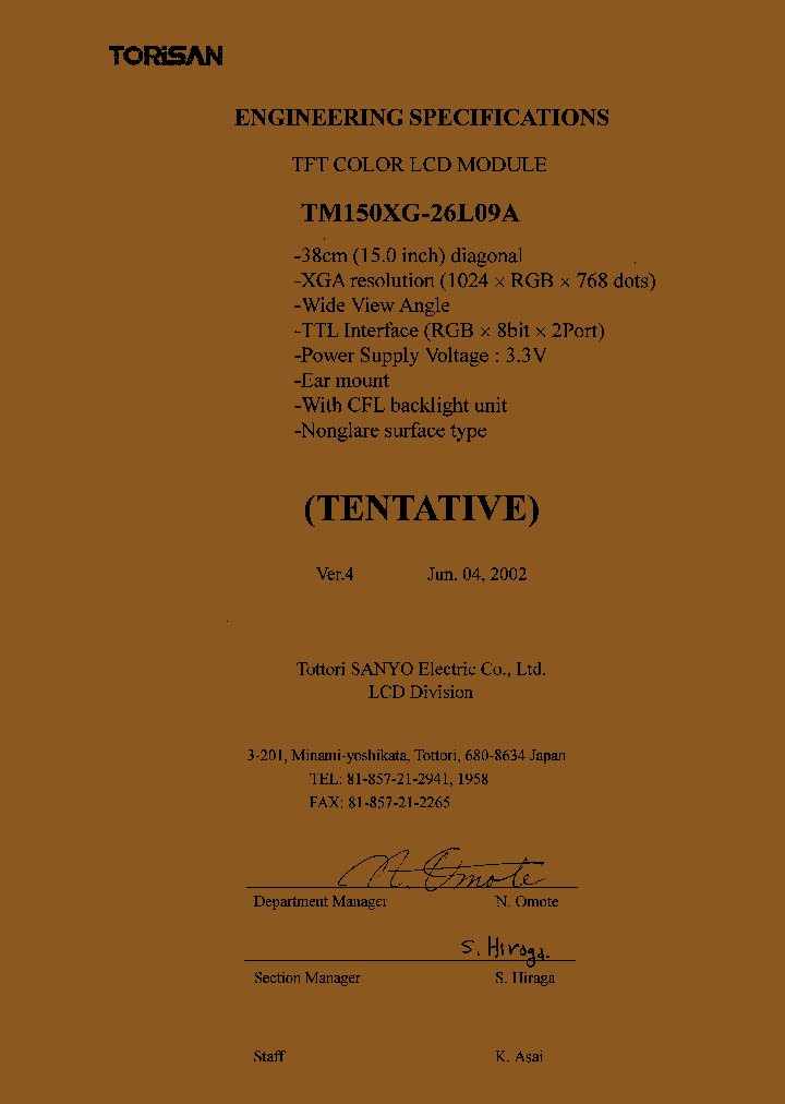 TM150XG-26L09A_8005954.PDF Datasheet