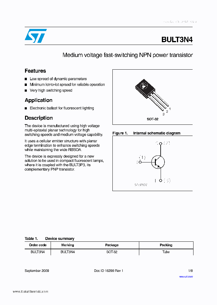 BULT3N4_7805786.PDF Datasheet