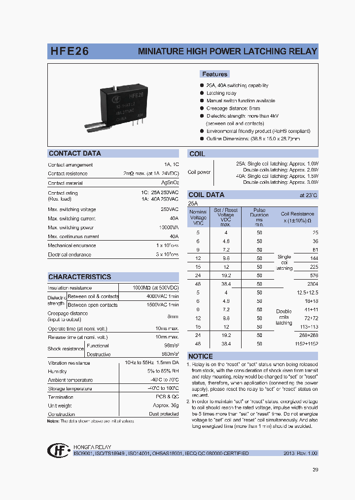 HFE26-405-HAT-L1-1-R_8008103.PDF Datasheet