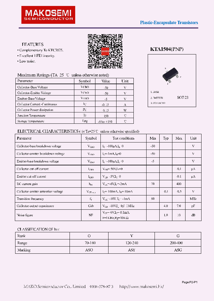 KTA1504_8008647.PDF Datasheet