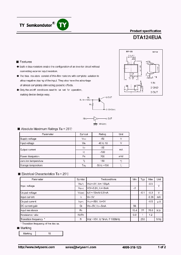 DTA124EUA_8007825.PDF Datasheet