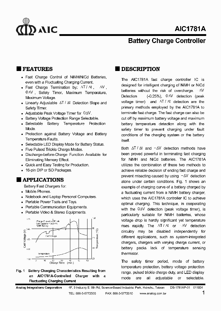 AIC1781A_8008781.PDF Datasheet