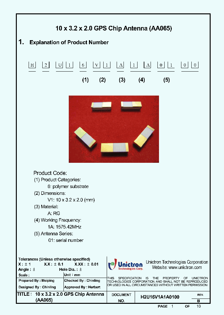 H2U16V1A1A0100_8009251.PDF Datasheet