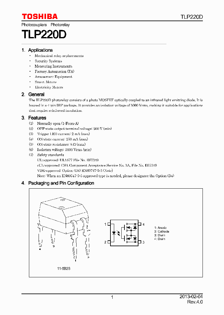 TLP220D_8011055.PDF Datasheet