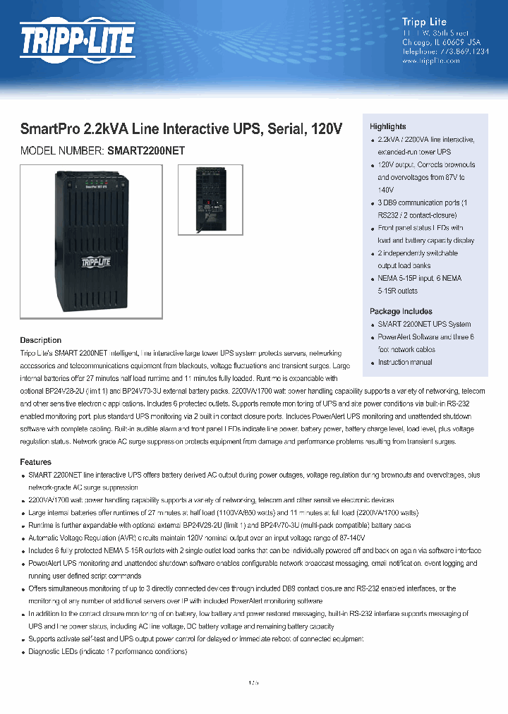 SMART2200NET_8010929.PDF Datasheet