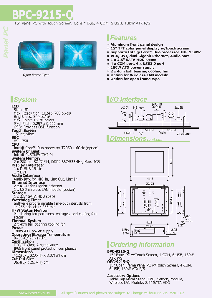OPC-9215-Q_8012480.PDF Datasheet