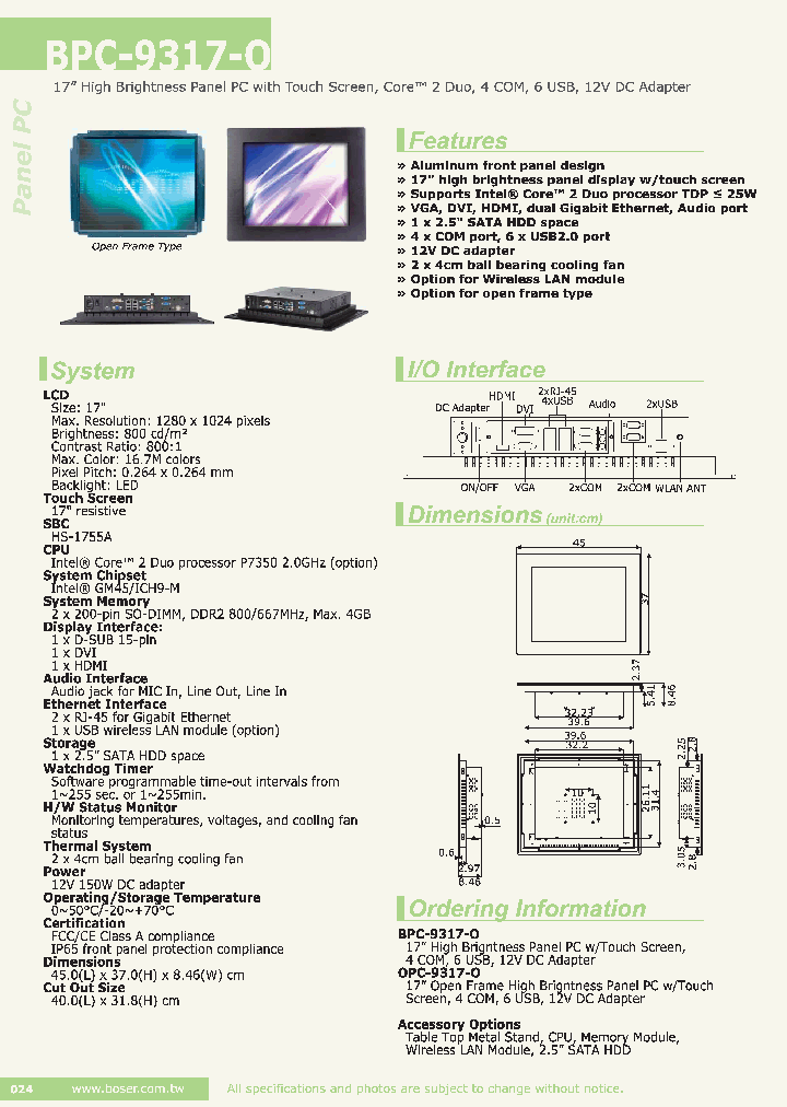 OPC-9317-O_8012493.PDF Datasheet