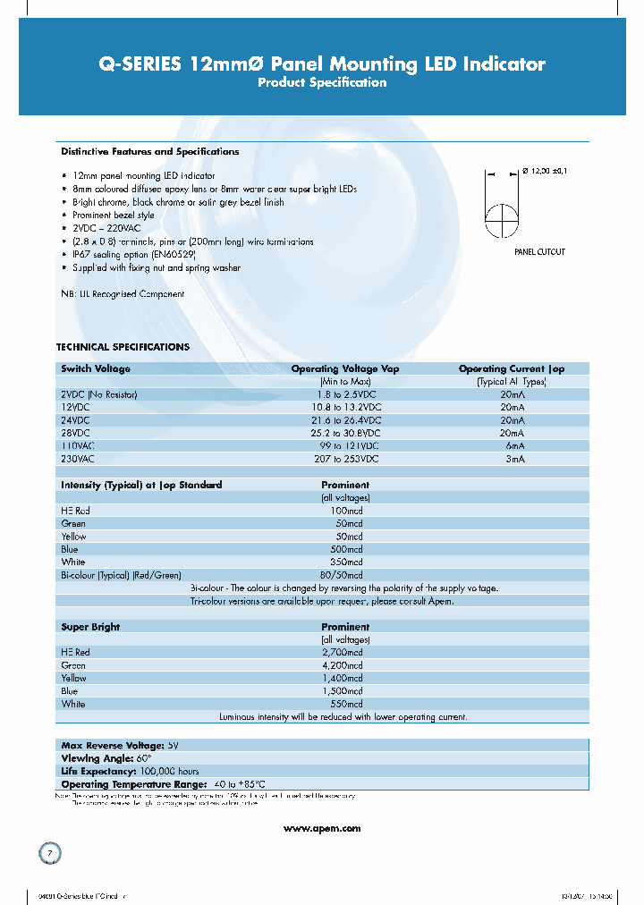 Q12P1BYYRY12E_8011460.PDF Datasheet