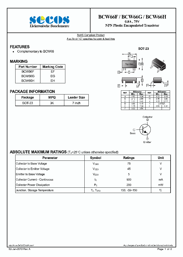 BCW66G_8013918.PDF Datasheet
