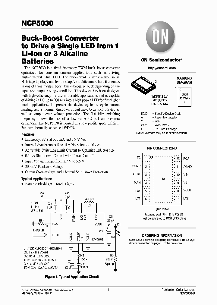 NCP5030_8016005.PDF Datasheet