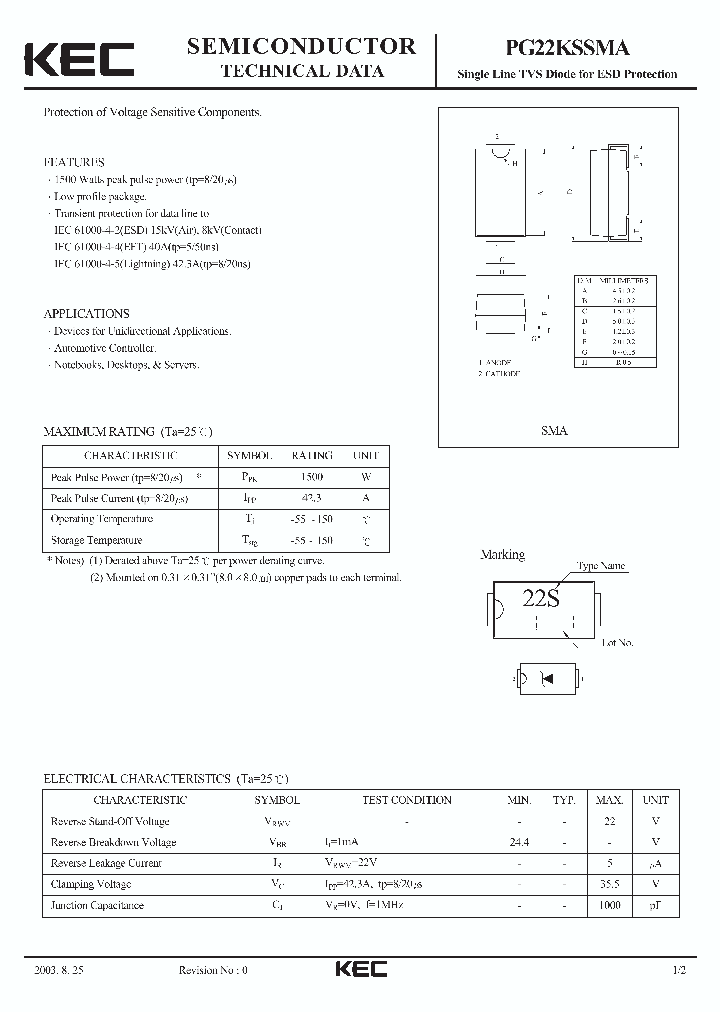 PG22KSSMA_8016316.PDF Datasheet