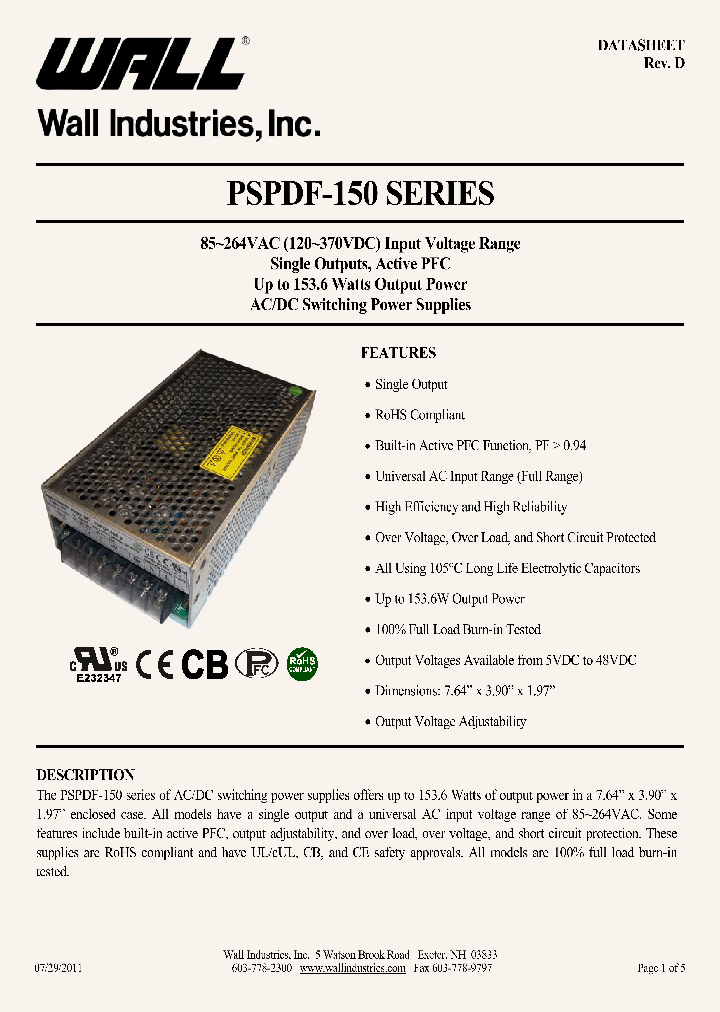 PSPDF-150_8016682.PDF Datasheet