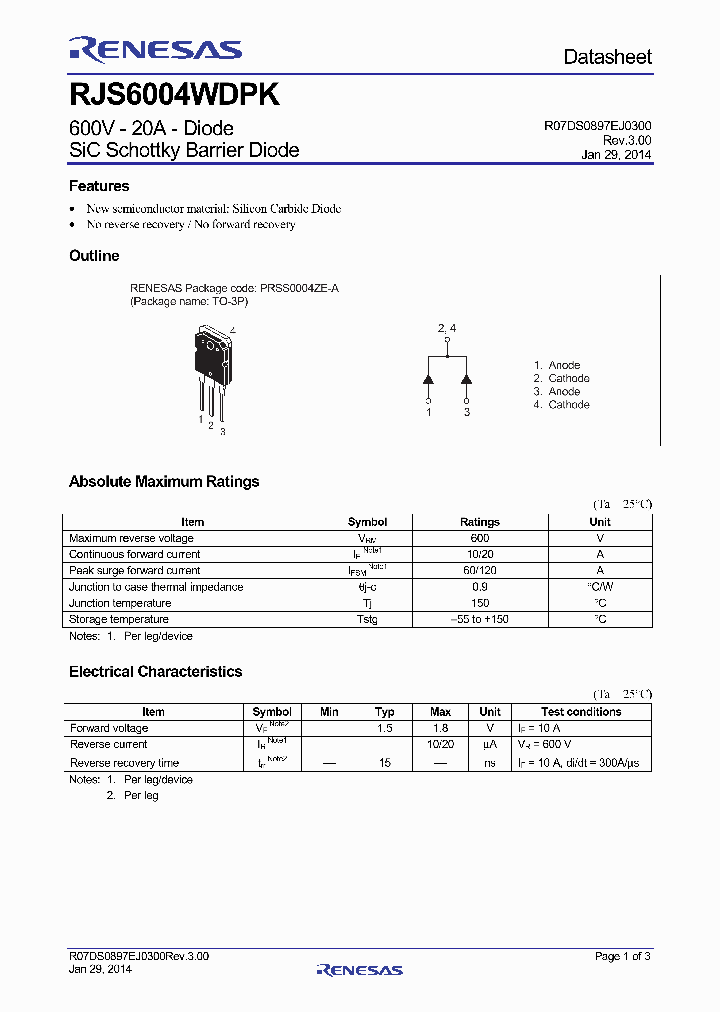 RJS6004WDPK_8016765.PDF Datasheet