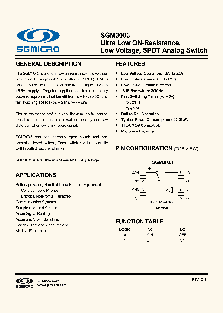 SGM3003-15_8018252.PDF Datasheet