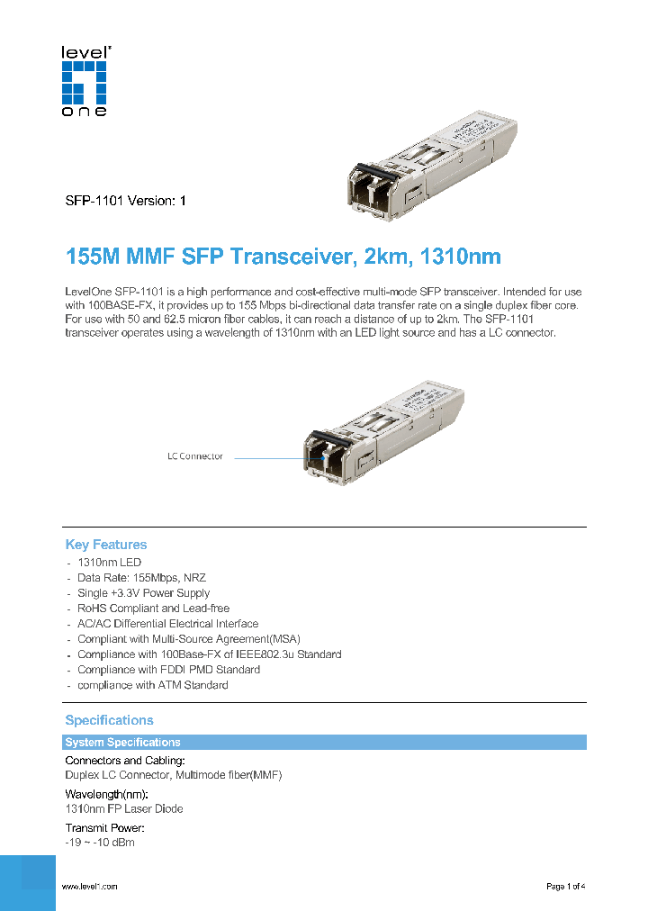 SFP-1101_8018520.PDF Datasheet
