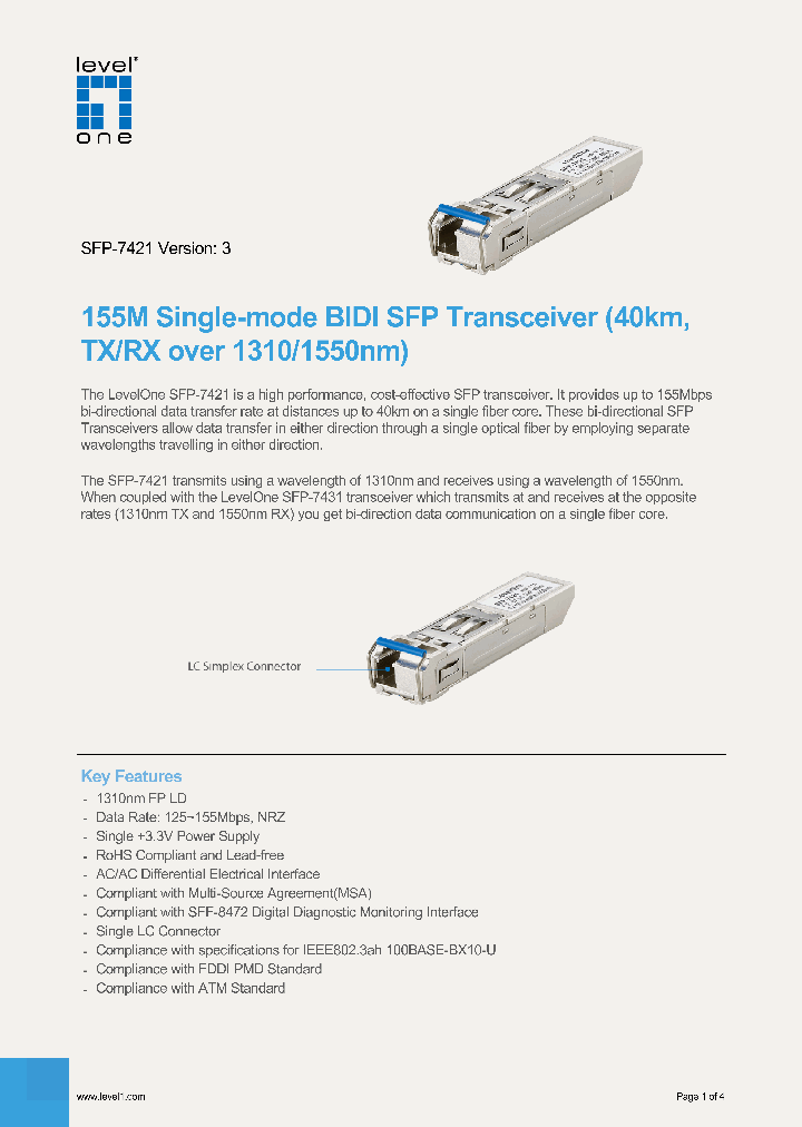 SFP-7421_8018528.PDF Datasheet