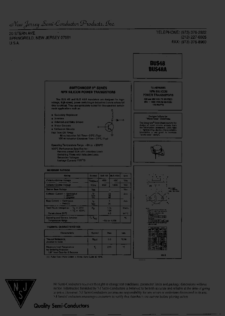 BUS48_8019062.PDF Datasheet