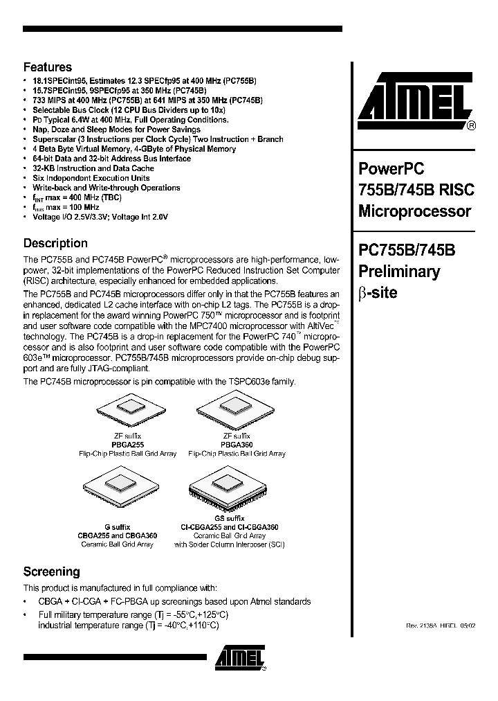 PC745BMZFU366LE_8019084.PDF Datasheet