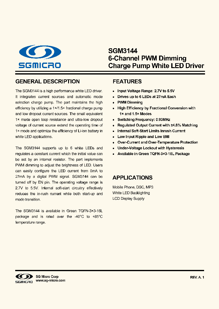 SGM3144_8018988.PDF Datasheet