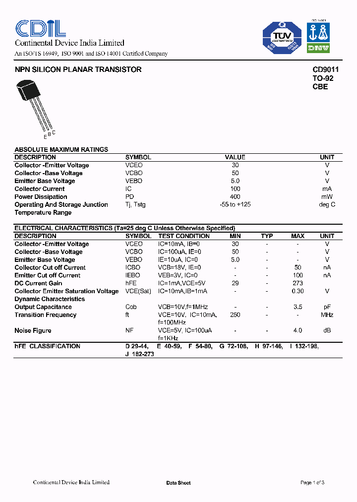 CD9011_8019848.PDF Datasheet