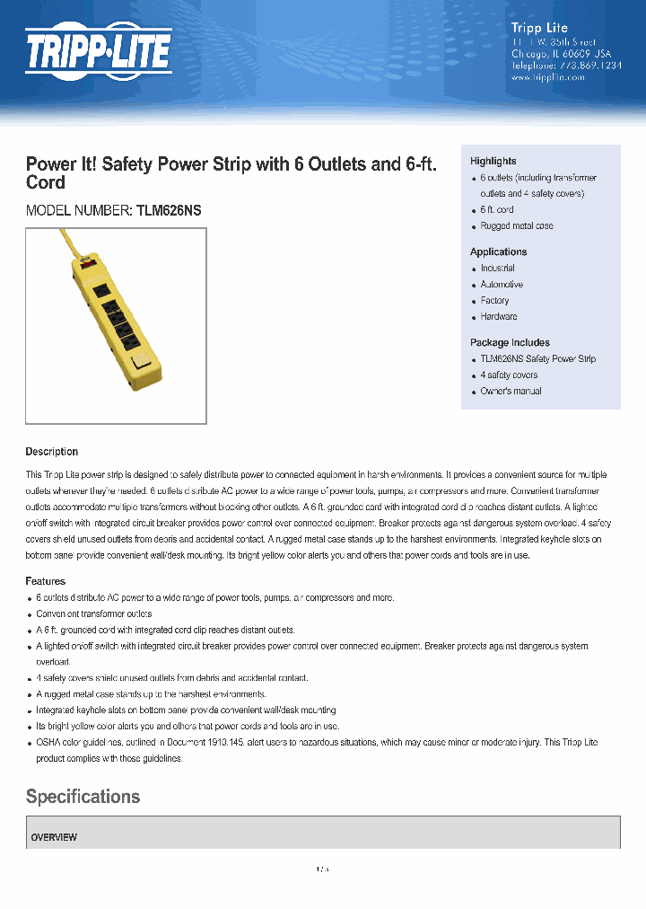 TLM626NS_8020095.PDF Datasheet