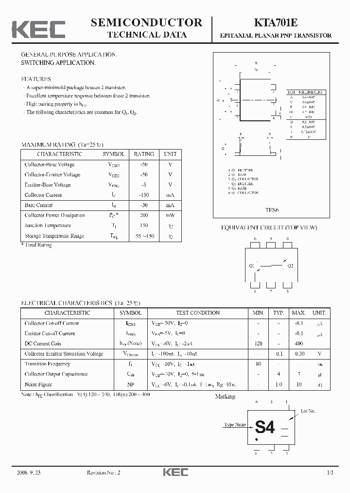 KTA701E-GR_8020885.PDF Datasheet
