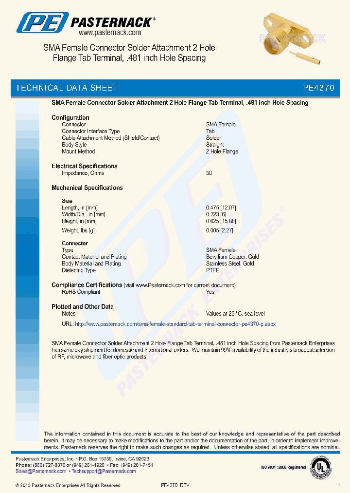 PE4370_8022325.PDF Datasheet