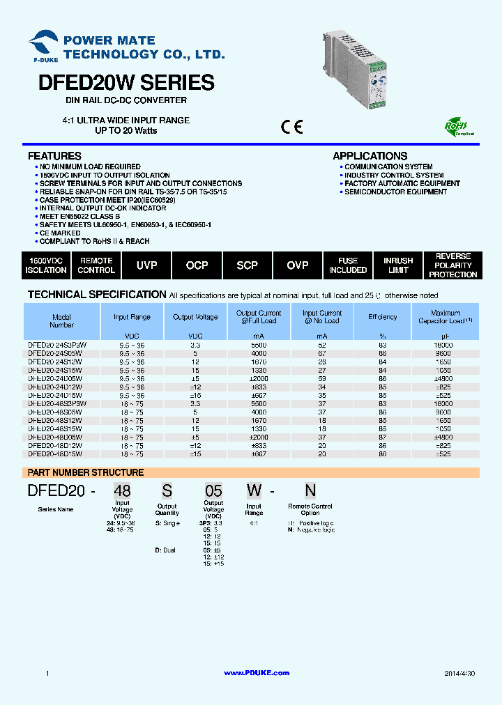 DFED20-24D12W_8023871.PDF Datasheet