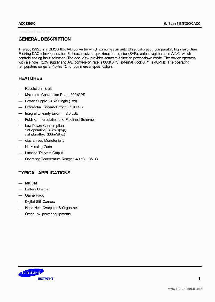 ADC1295X_7807510.PDF Datasheet